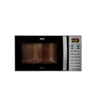IFB 25 L Microwave Conventional Oven (25SC4, Metallic Silver, With Starter Kit)