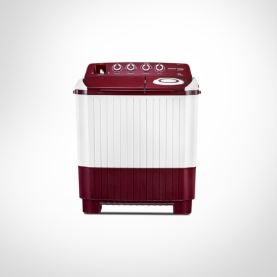 Voltas Beko by A Tata Product 7 kg Semi Automatic Top Load Washing Machine White, Maroon