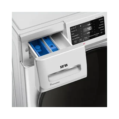 IFB 8 Kg 5 Star Powered by AI with 9 Swirl Wash, WiFi, Fully Automatic Front Load Washing Machine (Senator SXN 8014, Steam Refresh Program with Eco Inverter, Rich Silver)