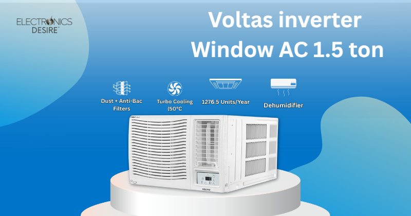 Voltas Inverter Window AC 1.5 Ton – A Smart Choice for Efficient Cooling in Every Indian Home